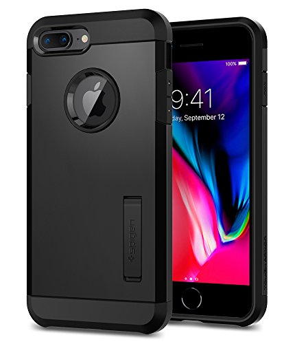 Spigen Tough Armor [2nd Generation] Designed for iPhone 8 Plus Case (2017) / Designed for iPhone 7 Plus Case (2016) - Black