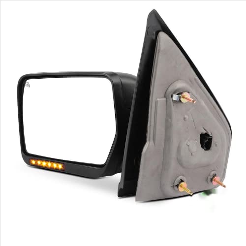 SCITOO Towing Mirror for 2004-2006 for Ford for F-150 Rear View Mirror Automotive Exterior Mirror with Power Heated Front LED Signals (Driver Side)