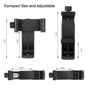 AFAITH Cell Phone Tripod Mount with Remote, Phone Holder Adapter Selfie Monopod with Adjustable Clamp for iPhone 14/14 Pro Max/13/13 Pro Max/12/12 Pro Max/11 Pro Max/11/Xs Max/X/8/8P/7/7P,Samsung