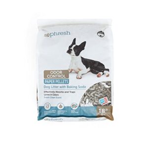 so phresh dog litter with odor control paper, 18 lb