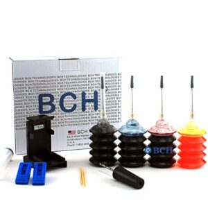 bch ink refill kit for pg-260 cl-261 ts5320 / pg-240 cl-241 inkjet printer cartridges - first-timer kit with tools - ez30-t