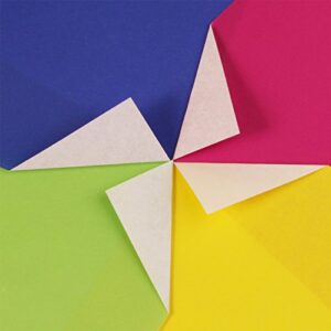 Origami Paper Large, Opret 100 Sheets 20x20cm / 8 inch Large Origami Paper 50 Vivid Colors Single Sided for Arts and Crafts Projects