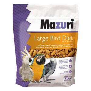 mazuri | nutritionally complete food for large birds | 3 pound (3 lb.) bag