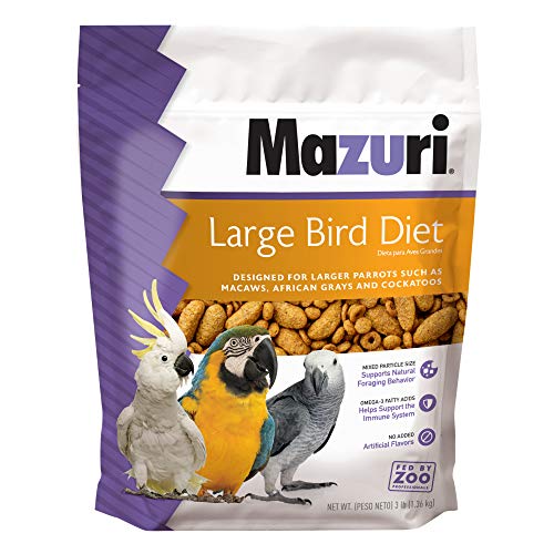 Mazuri | Nutritionally Complete Food for Large Birds | 3 Pound (3 lb.) Bag