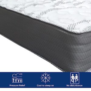 Spinal Solution 14-Inch Firm Double Sided Tight top Innerspring Fully Assembled Mattress, Good for The Back, Twin XL