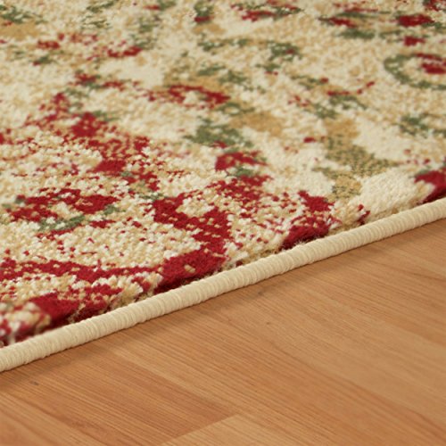 SUPERIOR Large Indoor Area Rug with Jute Backing, Bold Contemporary Boho Decor, Perfect for Living Room, Bedroom, Office, Dorm, Dining Room, Kitchen, Hardwood Floors, Ophelia Collection  5’ x 8’