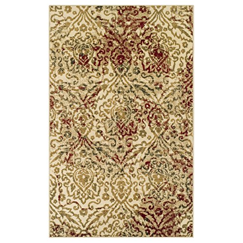 SUPERIOR Large Indoor Area Rug with Jute Backing, Bold Contemporary Boho Decor, Perfect for Living Room, Bedroom, Office, Dorm, Dining Room, Kitchen, Hardwood Floors, Ophelia Collection  5’ x 8’