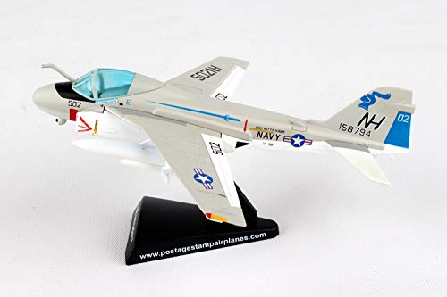 Daron Worldwide Trading Postage Stamp A-6 Intruder Va-52 Knightriders 1/14 Airplane Model