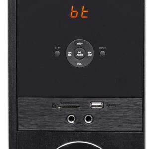 Rockville TM150B Black Home Theater System Tower Speakers 10" Sub/Bluetooth/USB