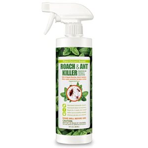 ecovenger roach & ant killer, kills on contact, extended 4-week deterrence, kills ants & other indoor&outdoor crawling insects, natural & non-toxic, pleasant botanical scent, safe for children & pets