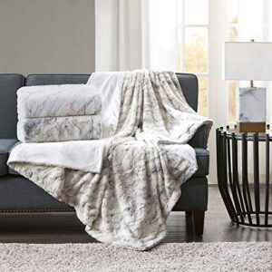 Madison Park Sachi Throw, Grey