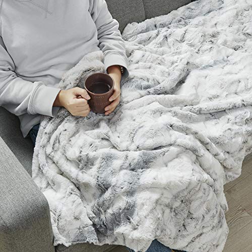 Madison Park Sachi Throw, Grey