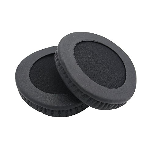 Replacement Ear Pads for Audio-Technica ATH-WS99, ATH-WS70, ATH-WS77, Sony MDR-V55, V500DJ, MDR-7502 Headphones - Black