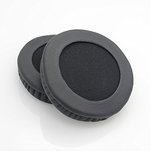 Replacement Ear Pads for Audio-Technica ATH-WS99, ATH-WS70, ATH-WS77, Sony MDR-V55, V500DJ, MDR-7502 Headphones - Black