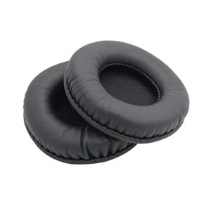 Replacement Ear Pads for Audio-Technica ATH-WS99, ATH-WS70, ATH-WS77, Sony MDR-V55, V500DJ, MDR-7502 Headphones - Black