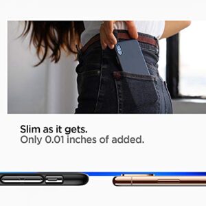 Spigen Thin Fit Designed for iPhone Xs Case (2018) / Designed for iPhone X Case (2017) - Matte Black