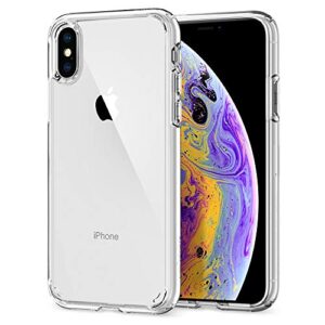 spigen ultra hybrid designed for iphone xs case (2018) / designed for iphone x case (2017) - crystal clear