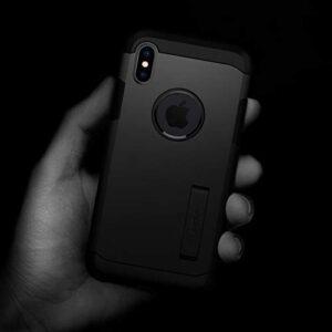 Spigen Tough Armor Designed for iPhone Xs Case (2018) / Designed for iPhone X Case (2017) - Matte Black