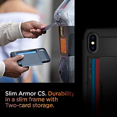 Spigen Slim Armor CS Designed for iPhone Xs Case (2018) - Black