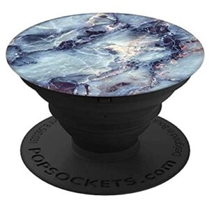 popsockets: collapsible grip and stand for phones and tablets - blue marble