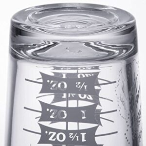 Professional Measuring Glasses, Two - 4 oz Measuring Glasses (2)