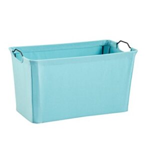 ClosetMaid 1627 Wide Wire Frame Fabric Bin, Aqua