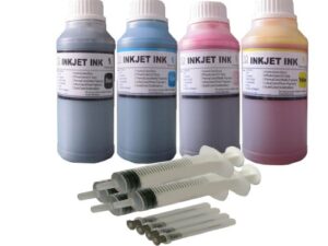 nd r@ 4 bottles 250ml refill ink for epson 220 t220 for xp-320 xp-420 xp-424 workforce wf-2630 wf-2650 wf-2660 wf-2750 wf-2760 refillable cartridges or cis ciss ink system + free 4 syringes
