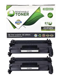 rt 26a cf226a micr ink compatible with hp pro m402n m402dn m402d m402dw mfp m426fdw m426fdn m426dw | 26x cf226x check printer toner cartridge (pack of 2)