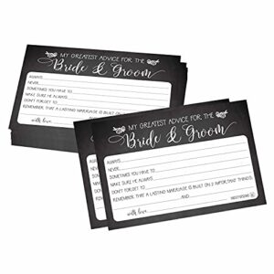 50 floral wedding advice cards - wedding guest book alternative, bridal shower games for guests , wedding card boxes for reception, advice cards for the bride and groom, wedding games for guests