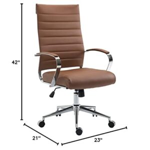 EdgeMod Tremaine High Back Management Chair, Terracotta