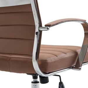 EdgeMod Tremaine High Back Management Chair, Terracotta