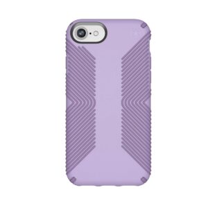 speck products presidio grip iphone se (2022) case| iphone se (2020)| iphone 8| iphone 7, aster purple/heliotrope purple
