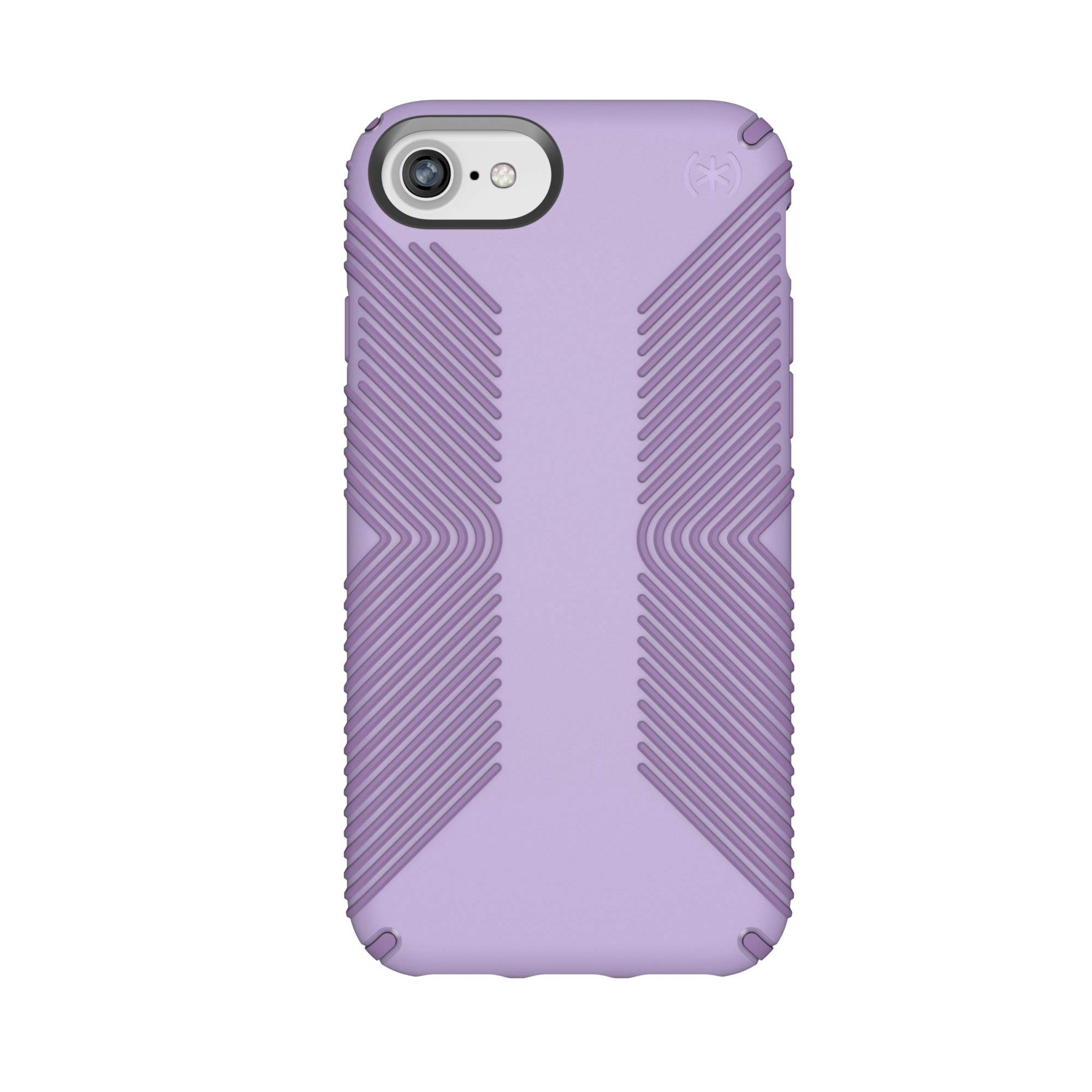 Speck Products Presidio Grip iPhone SE (2022) Case| iPhone SE (2020)| iPhone 8| iPhone 7, Aster Purple/Heliotrope Purple