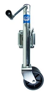 jeremywell 2000lbs trailer jack with double wheel swivel tongue twin boat towing 26" length lift