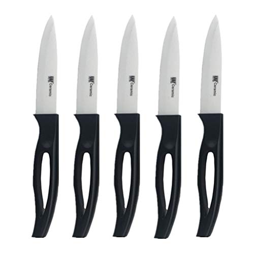 GAOGAO Kitchen Bar Ceramic Steak Knife Super Sharp Knifes 6pcs