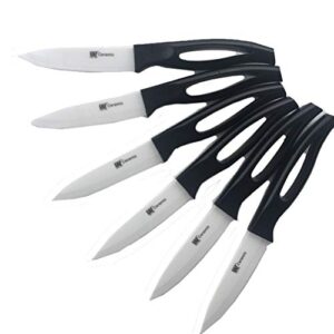 GAOGAO Kitchen Bar Ceramic Steak Knife Super Sharp Knifes 6pcs