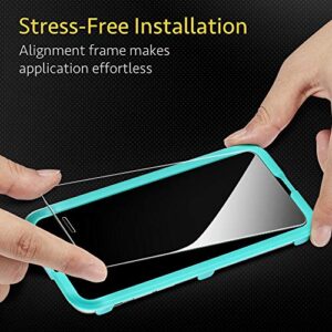 ESR Screen Protector Compatible for iPhone 11 Pro, iPhone Xs/X [2 Pack] [Easy Installation Frame] [Case Friendly], Premium Tempered Glass Screen Protector for iPhone 5.8 Inch (2019)