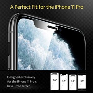 ESR Screen Protector Compatible for iPhone 11 Pro, iPhone Xs/X [2 Pack] [Easy Installation Frame] [Case Friendly], Premium Tempered Glass Screen Protector for iPhone 5.8 Inch (2019)