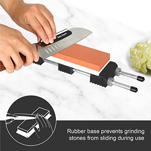 Kota Japan Universal Sharpening Whetstone and Bench Stone Sharpener Holder with Adjustable No-Slip Base