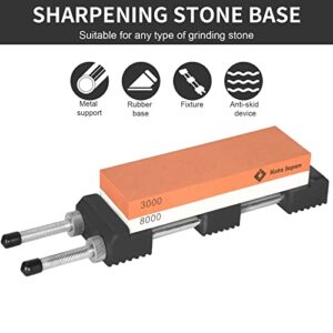 Kota Japan Universal Sharpening Whetstone and Bench Stone Sharpener Holder with Adjustable No-Slip Base