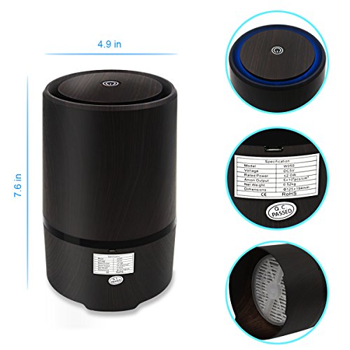 WSTA Desktop Small Air Purifiers with HEPA Filter