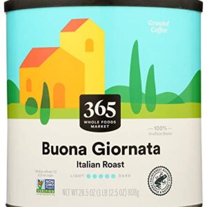 365 by Whole Foods Market, Coffee Buona Giornata Italian Roast, 28.5 Ounce