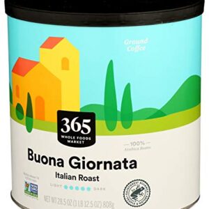 365 by Whole Foods Market, Coffee Buona Giornata Italian Roast, 28.5 Ounce