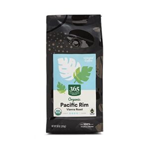 365 by whole foods market, organic pacific rim vienna roast coffee, 10 ounce