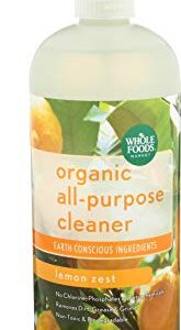 Whole Foods Market, Organic All-Purpose Cleaner, Lemon Zest, 32 fl oz