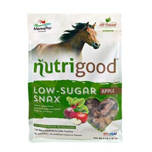 nutrigood low-sugar snax | apple flavor horse treats | 4 pounds