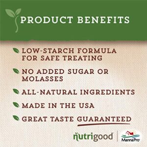 Nutrigood Low-Sugar Snax for Horses, Carrot/Anise