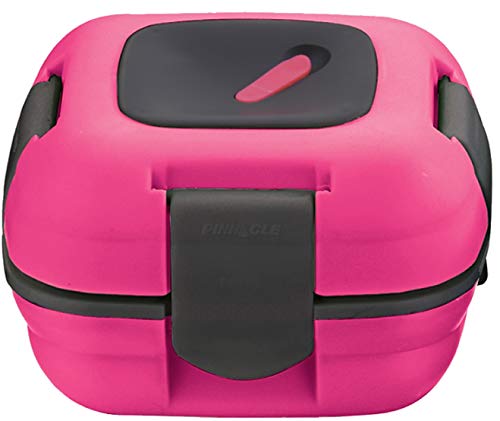 Lunch Box ~ Pinnacle Insulated Leak Proof Lunch Box for Adults and Kids - Thermal Lunch Container With NEW Heat Release Valve, 16 oz (Pink)