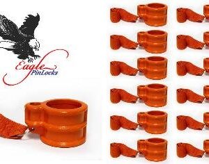 Eaglestar Keyed Alike Trailer King Pin Lock Trailer Lock (12, Orange)