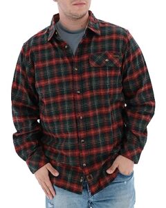legendary whitetails men's big & tall traditional, redwood plaid, 4x-large tall